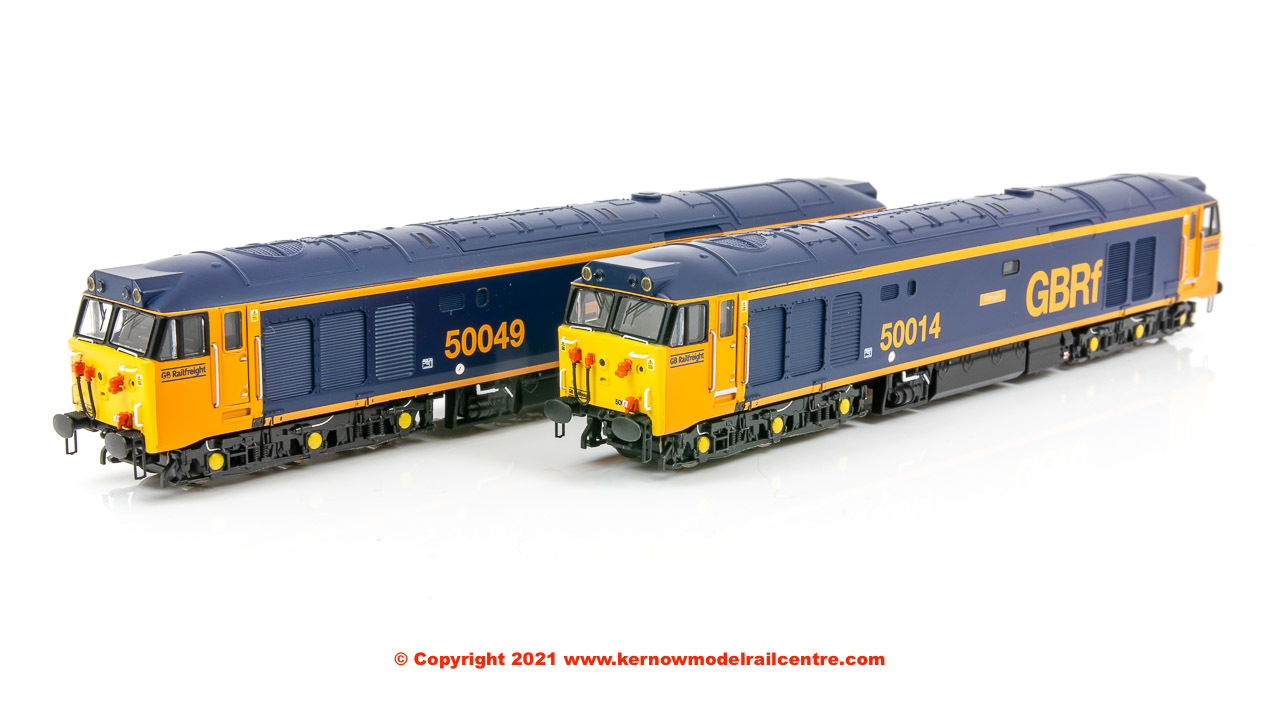 2D-002-KM1S Dapol Class 50 GBRf Twin Pack Defiance and Hercules